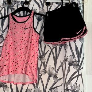 Girls Nike Matching Shorts Set